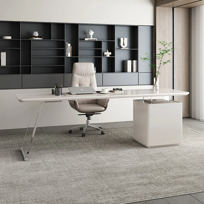Acrylic Professional Office Desk Fashion Set Designer Studio Conference Wood Ideas Desk Tables Work Mesa De Computador Furniture