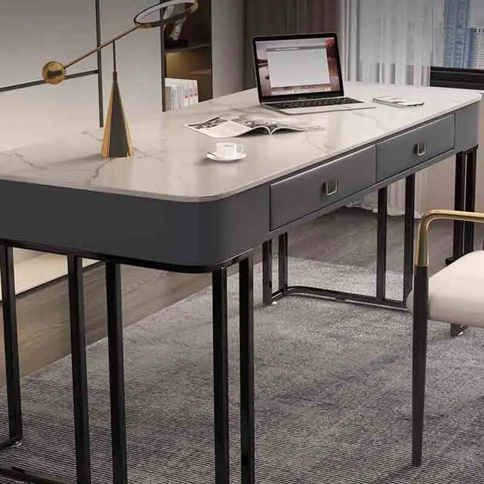 Executive Mobile Office Desk Luxury Writing Conference Reading Office Desk Living Room Drawers Scrivania Con Cassetti Furnitures