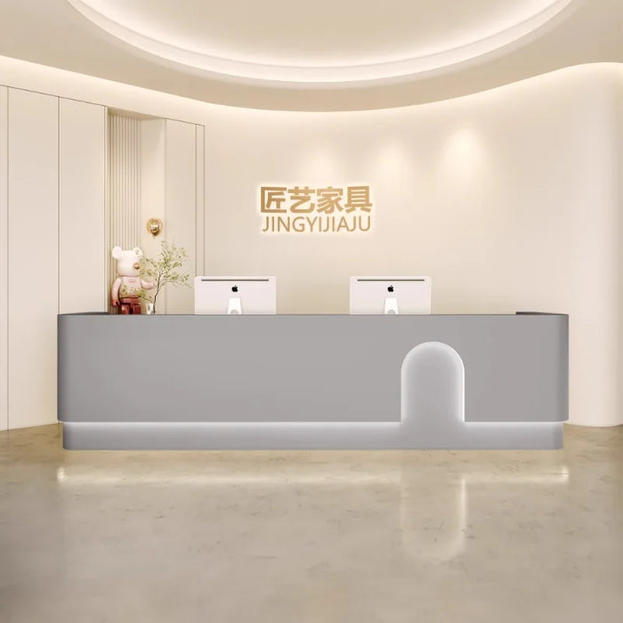 Mobile Bar Counter Reception Desk Office Modern Information Commercial Reception Desk Conference Comptoir Caisse Furniture