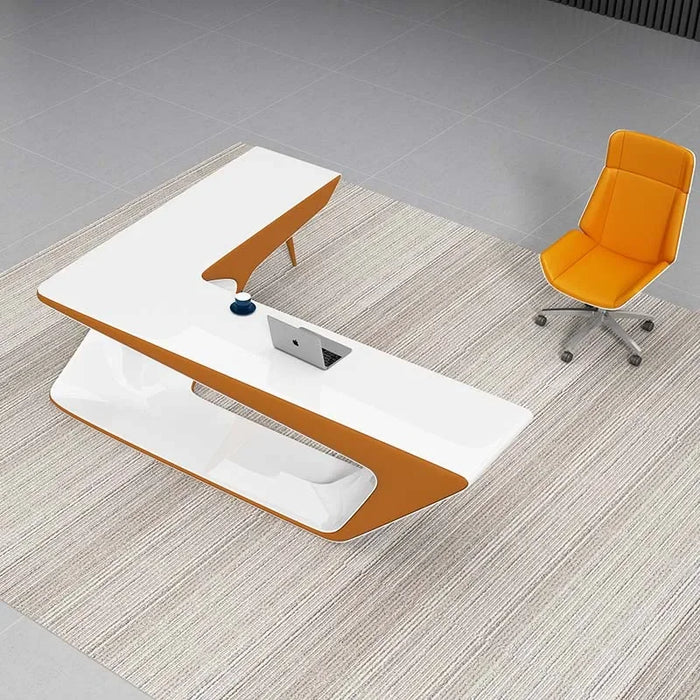 Boss L Shape Luxury Office Furniture Manager High Tech Modern Executive Ceo Office Desk
