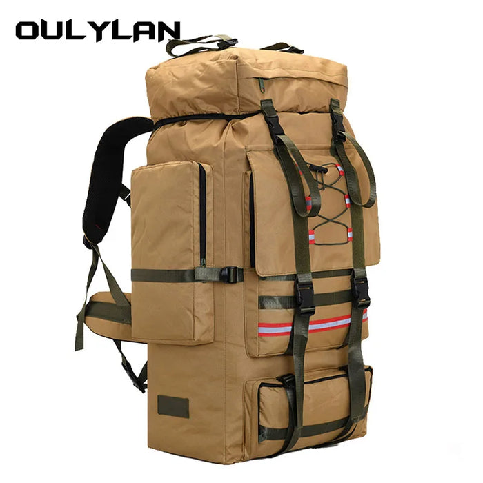 130L Extra Large Backpack Super Capacity Luggage Outdoor Travel Bag Tent Camping Rescue  Backpack for men and women