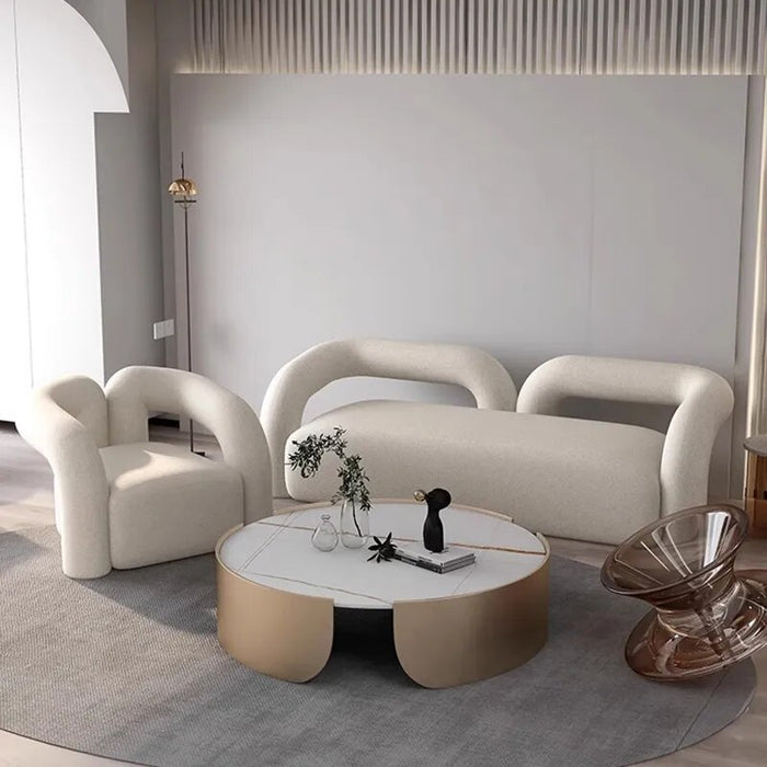 Lambswool Italiano Sofa Set Recliner Bedrooms Minimalist Foam Sponge Couch Designer 3 Seat Customized Canape Salon Furniture