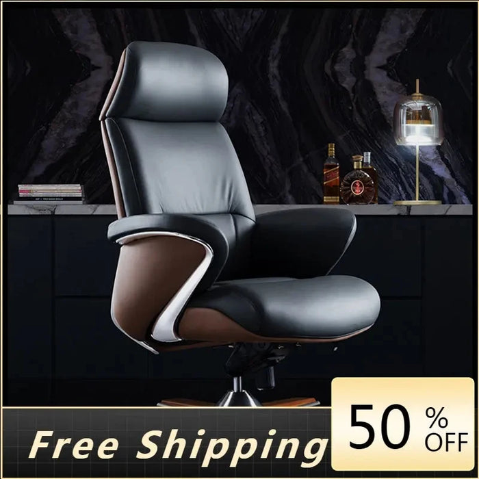 Luxury Office Chair Free Shipping Black Designer Nordic Office Chair Back Support Lounge Home Silla Oficina Computer Armchair