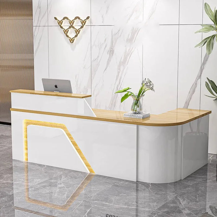 Bar Church Pulpit Reception Desk Office White Mobile Pulpitos Hair Salon Counter Register Podium Stand Kassentisch Furniture