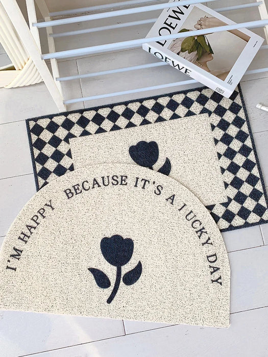 2023 Bathroom Kitchen Entrance  Bath Indoor Floor Carpet Door Mat Bathroom Absorbent Foot fashion Mat Floor Mat