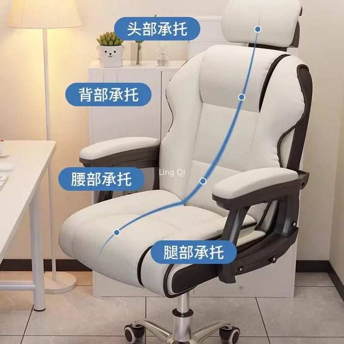 Luxury Durable Office Chair Long Sitting Elastic Home Swivel Gaming Chair Rotatable Boys Cadeira Gamer Garden Furniture Sets