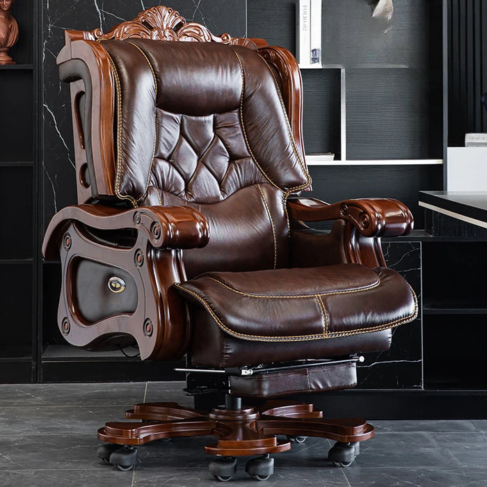 Computer Gaming Office Chair Modern Massage Leather Luxury Office Chair Ergonomic Sillas De Escritorio Bedroom Furniture