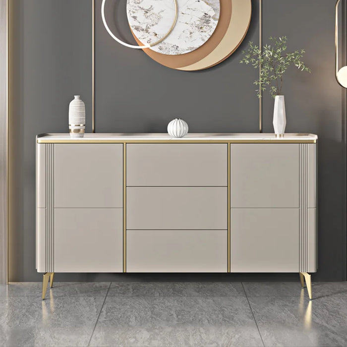 Light luxury tea cabinet Modern simple household wall storage cabinet sofa storage cabinet partition cabinet
