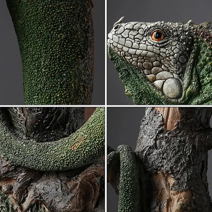 Lizard Statues Vivid Eco-Friendly Tabletop - Home Decor Items - Unique Tabletop Decor
