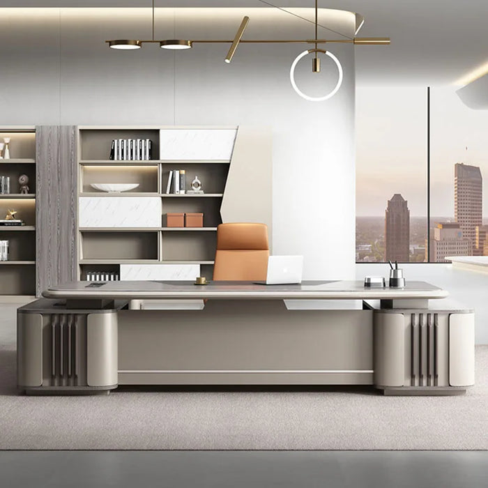 Executive Conference Office Desk Modern Studio Drafting Storage Workbench Office Desk Luxury Schreibtisch Office Furniture