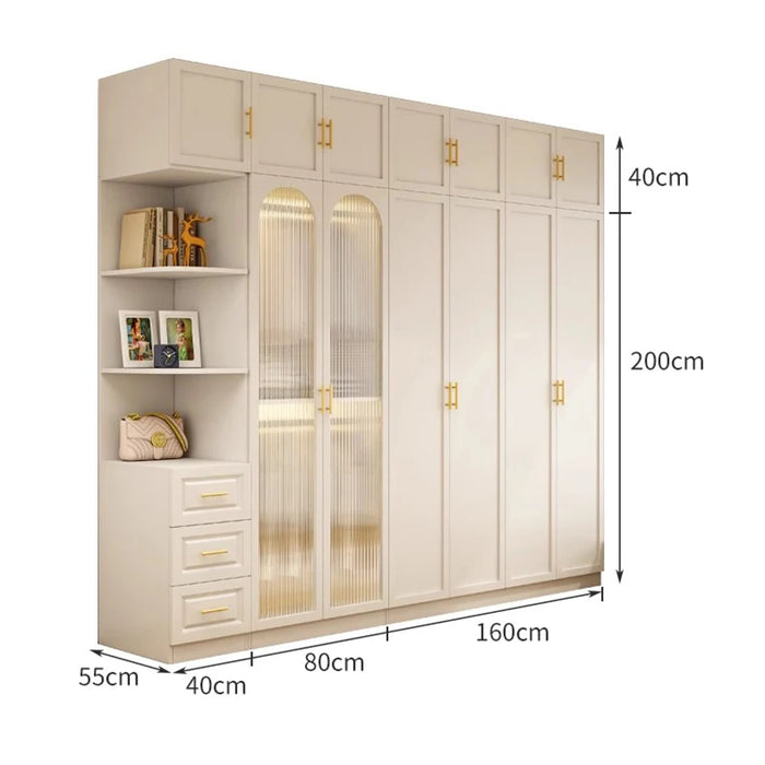 Clothes Organizer Wardrobe Dressers Chest Drawers Room Garment Wardrobe Cabinet Clothes Szafa Na Ubrania Furniture Bedroom SQC