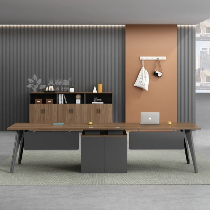 Single Commercial Office Desk Clerk Table Home Computer Office Desk Modern Simplicity Escritorio Ordenador Work Furniture QF50OD