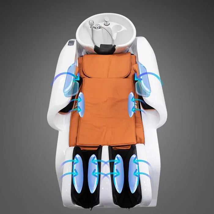 Head Massager Shampoo Chair Basin Hair Salon Salon Spa Shampoo Chair Hairstylist Full Relaxing Hairdressing Stoelen Salon Chair