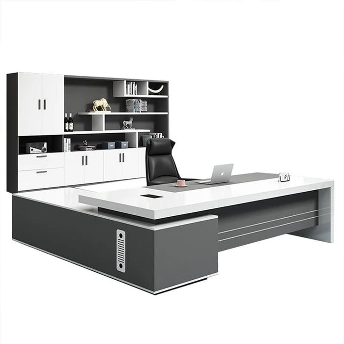 Desktops Executive Office Desks Reception White Reception Counter Monitor Mainstays Office Desks Storage Mesa Modern Furniture
