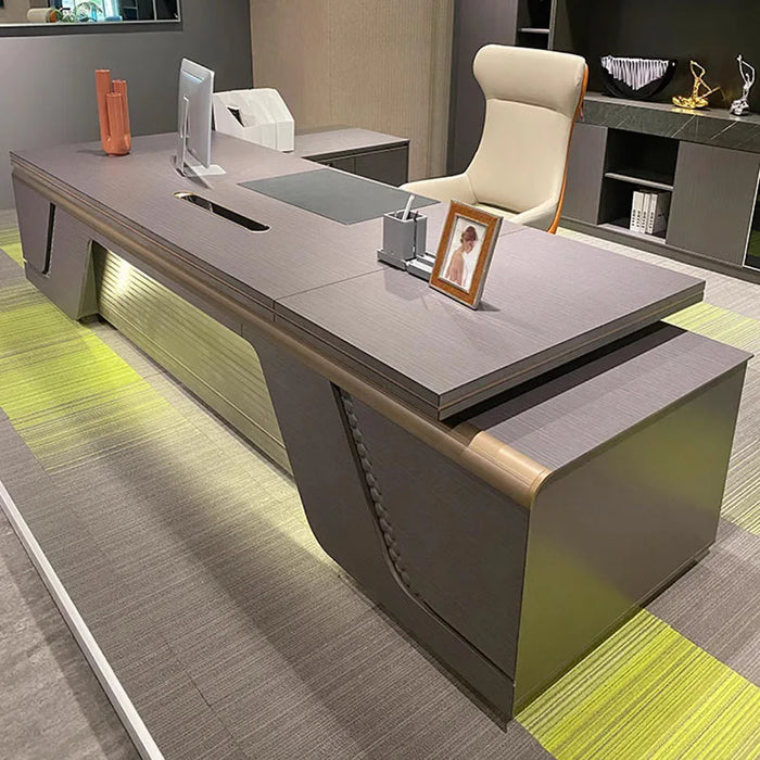 L Shaped Storage Office Desk Executive European Modern Long Computer Desks Standing Corner Mesa De Escritorio Home Furniture