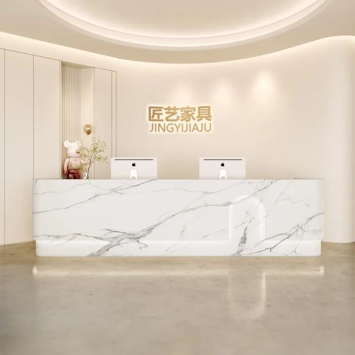 Mobile Bar Counter Reception Desk Office Modern Information Commercial Reception Desk Conference Comptoir Caisse Furniture