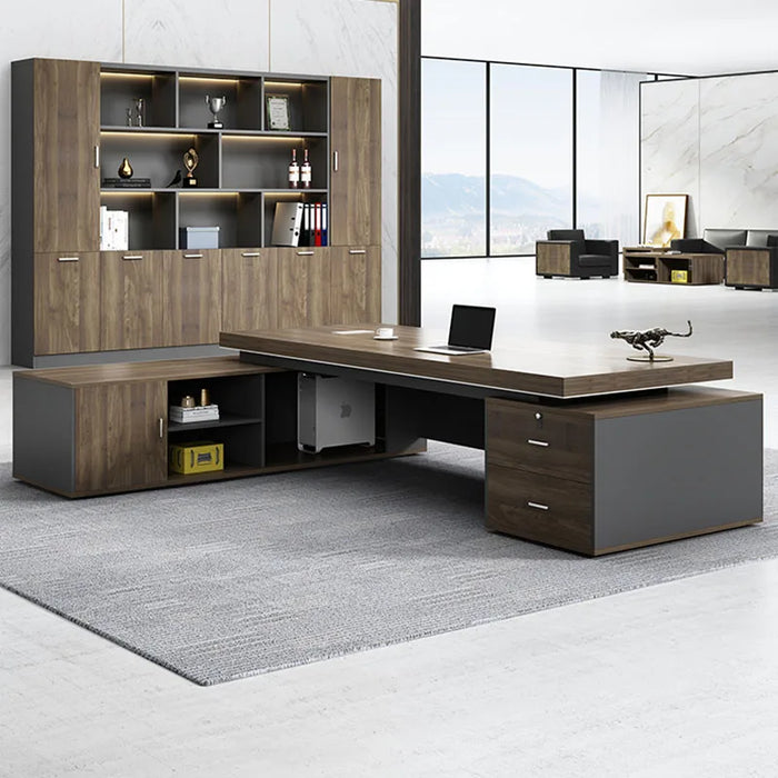 Standing Executive Office Desk Reception Monitor Organizers Drawers Computer Desks Luxury Floor Mesa De Escritorio Furniture