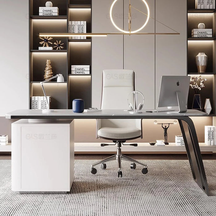 Standing Executive Workstation Computer Desktop Conference Office Desks Work Meeting Scrivania Con Cassetti Office Furniture