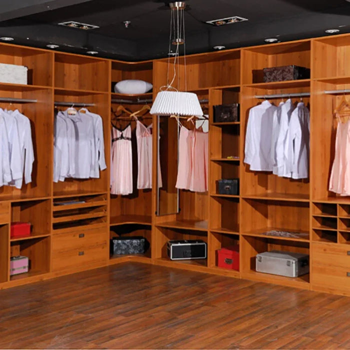 Solid wood bedroom furniture cloth wardrobe and armoire