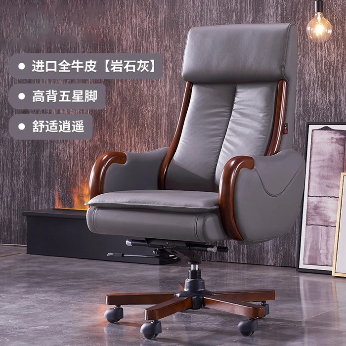 Vanity Recliner Chair Swivel Arm Leather Study Conference Office Chair Designer Bedroom Cadeiras De Escritorio Salon Furniture