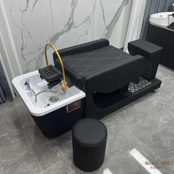 Head Massager Shampoo Chair Basin Wash Hair Head Spa Bed Shampoo Chair Stylist Luxury Hairstylist Mobile Lava Cabezas Furniture
