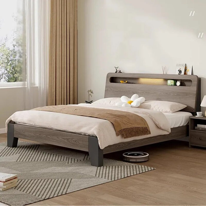 Wooden Bedroom Bed Frame Luxury Double Children King Size Bed Storage Multifunctional Beauty Sleeping Muebles Modern Furniture