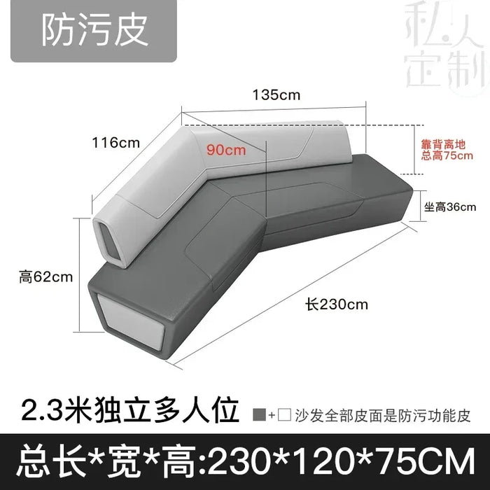 Modern Living Room Sofas Comfortable Creative Design Apartment Floor Couch Bar Bean Bag Curved Muebles Hogar Home Furniture