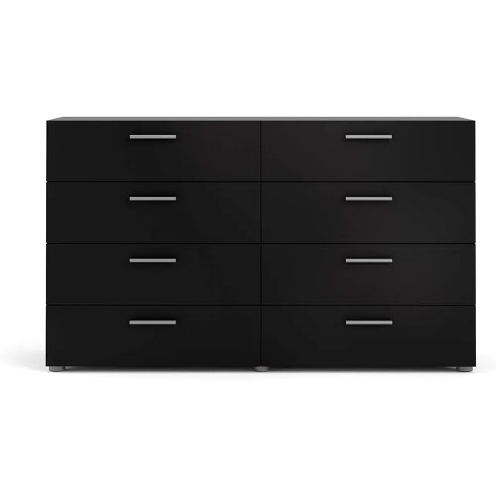 Dresser 15.85" D x 55.12" W x 32.17" H 8 Drawer Durable Wood Dresser