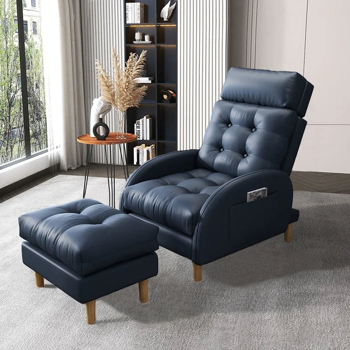 Single Break Living Room Sofas Lazy Back Adjustable Recliner Sofa Nordic Luxury Chair Divani Da Soggiorno Home Furniture WK50SF