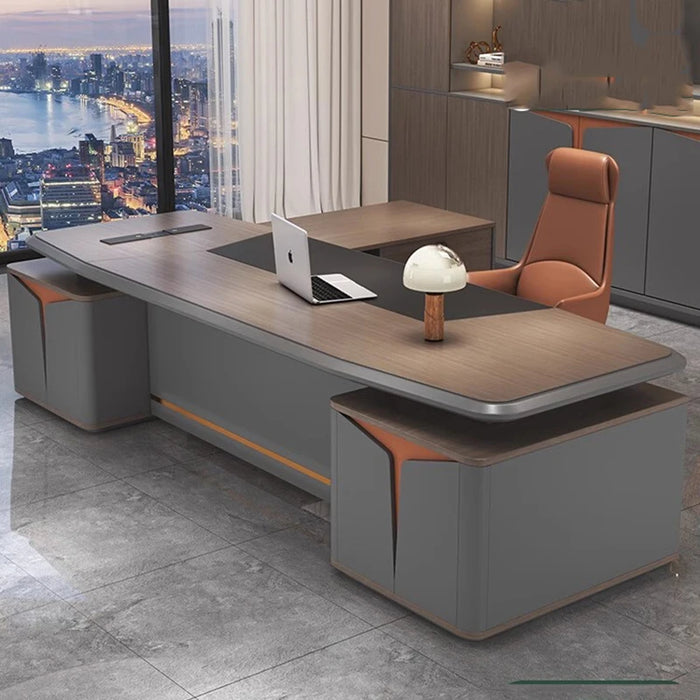Console L Shape Workbench Meeting Drawers Executive Luxury Computer Office Desks Storage Scrivania Ufficio Lavoro Furniture