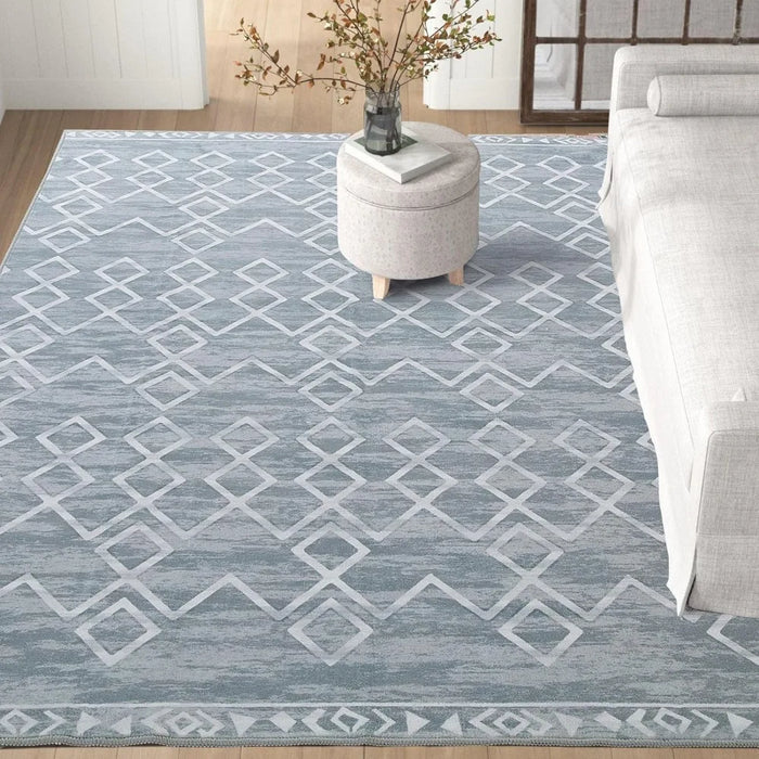 Bedrooom Carpet Living Room Mats Modern Geometric Contemporary Home Deco Machine Washable Carpet for Rooms Hip Rug the Floor