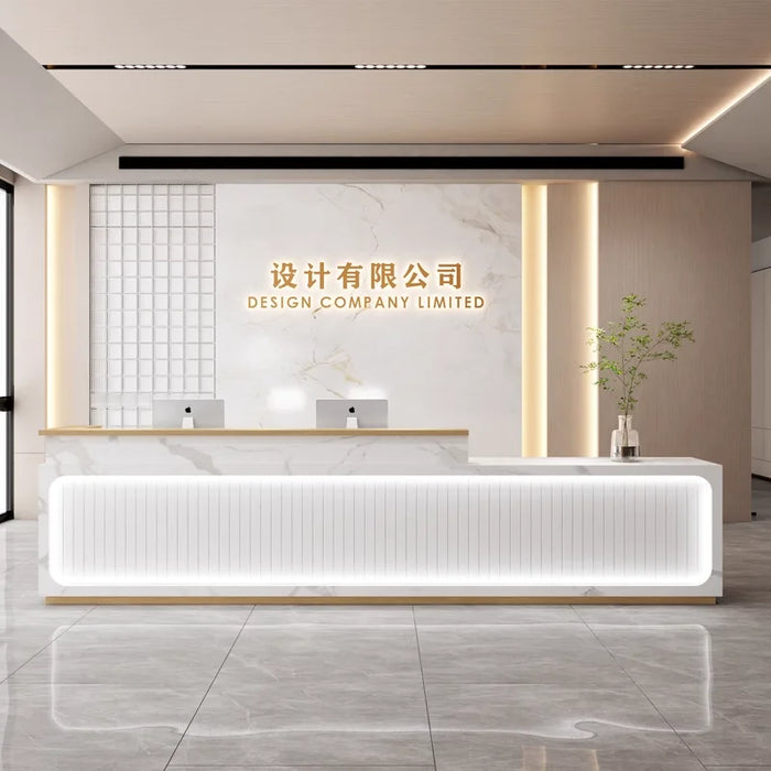 Mobile Reception Desk Office Modern Lectern Beauty Service Desk Computer Siting Bar Scrivania Per Cameretta