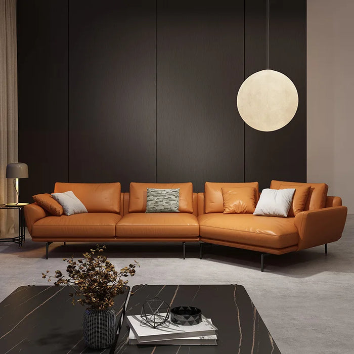 ULT-TY2578 Modern sectional couch live room couchs luxury genuine leather sofa set furniture leather couch live room sofas