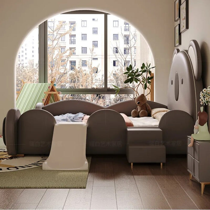 Storage Space Floor Children Beds Modern King Size House Headboards Children Beds Baby Letto Bambini Bedroom Furniture YQ50CB