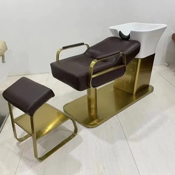Ergonomics Lounge Shampoo Bed Comfort Massage Beauty Salon Head Spa Equipment Barber Shop Massageador Salon Equipment LJ50SC