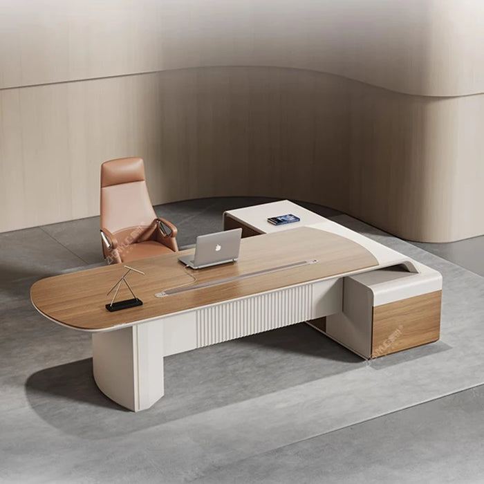 Executive Work Office Desks Drawers Corner Desktop Storage Office Desks Meeting Modern Luxury bureau meuble Furniture WJ25XP