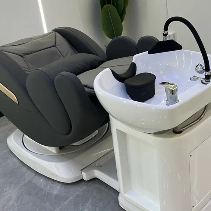 Professional Hairdressing Chair Stylistic Hair Wash Treatment Bed Shampoo Spa Makeup Kappers Stoel Hairsalon Furniture CY50XT