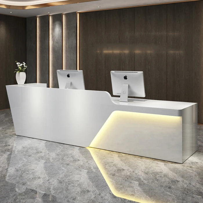 Standing Store Reception Desk Cashier Wood Basses Hotel Cash Reception Desks Modern Information Comptoir Caisse Bar Furniture