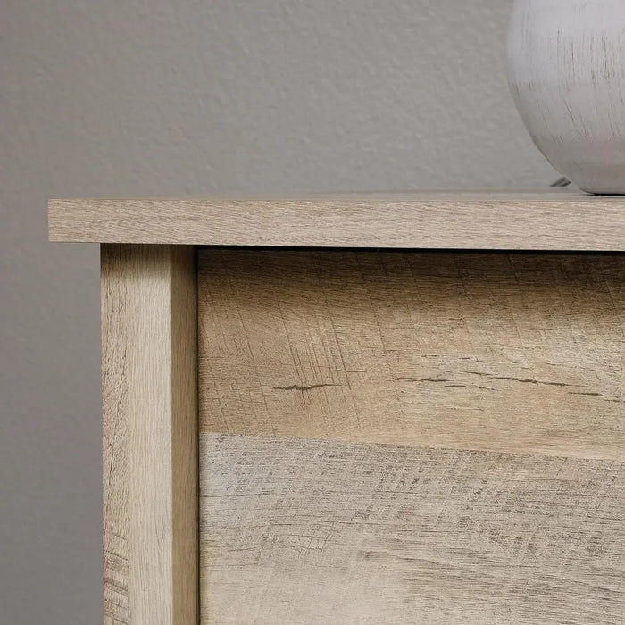 Cannery Bridge 6-Drawer Dresser Vanity Desk Lintel Oak Finish Dressers for Bedroom Furniture Toiletries Toilet Furniture Makeup
