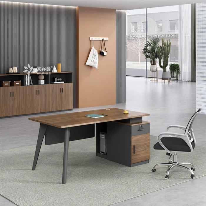Single Commercial Office Desk Clerk Table Home Computer Office Desk Modern Simplicity Escritorio Ordenador Work Furniture QF50OD
