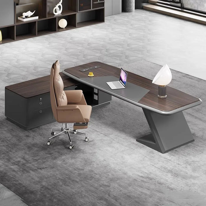 Monitor Reception Office Desk Standing Organizers L Shaped Corner Computer Desks Executive Supplies Mesa Escritorio Furniture
