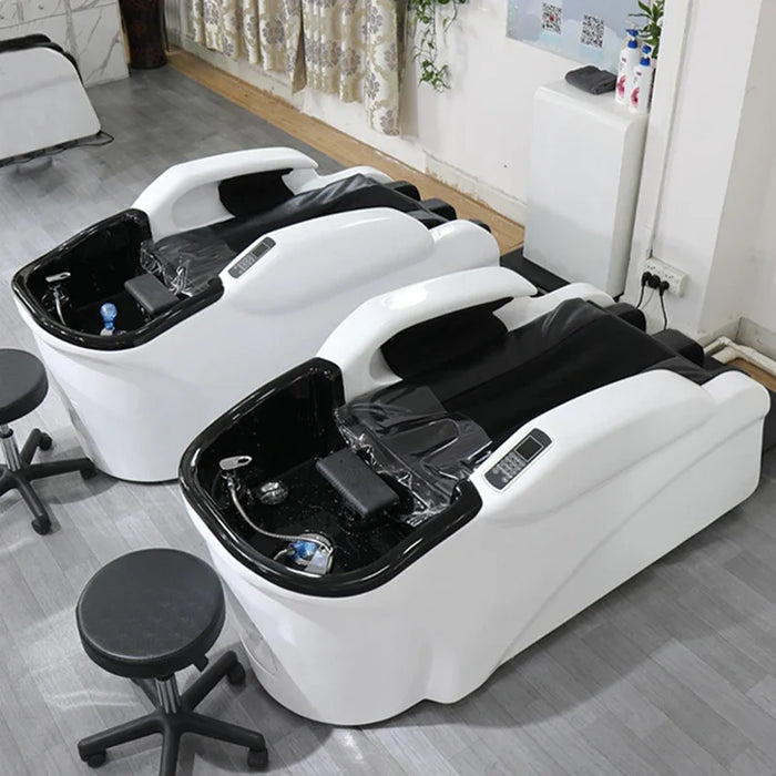 Portable Hair Washing Chair Lighting Luxury Massage Salon Ergonomics Equipments Chair Krzeslo Szampon Salon Furniture MQ50XF