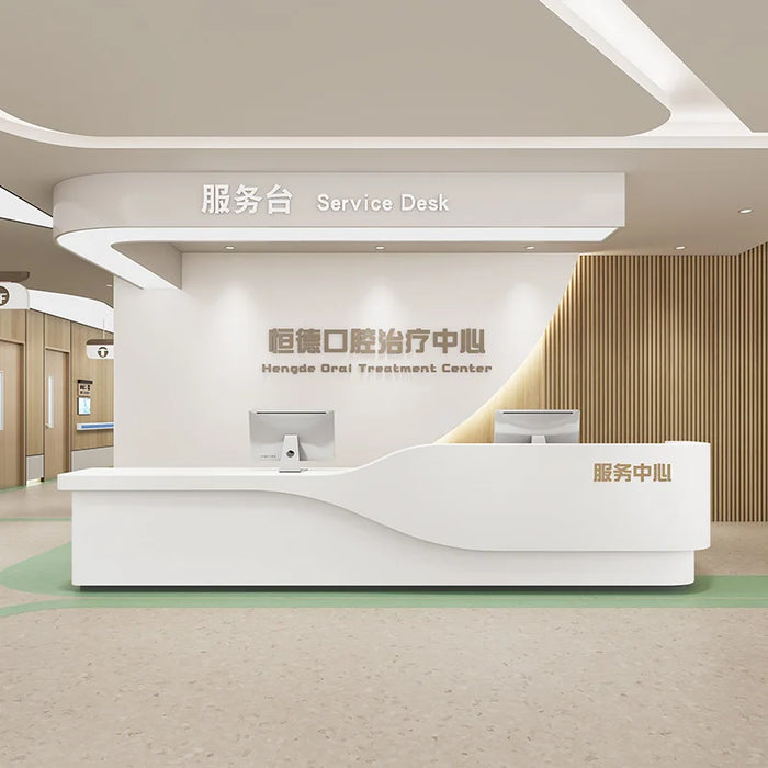 Store Stand Reception Desk Check Out Counter Barbershop Front Desk Register Reception Desk Salon Bancone Reception Bar Furniture