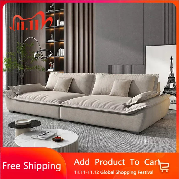 Sectional Nordic Sofa Living Room Accent Floor Modern Lounge Corner Sofa Lazy Luxury Meble Ogrodowe Home Furniture MQ50SF
