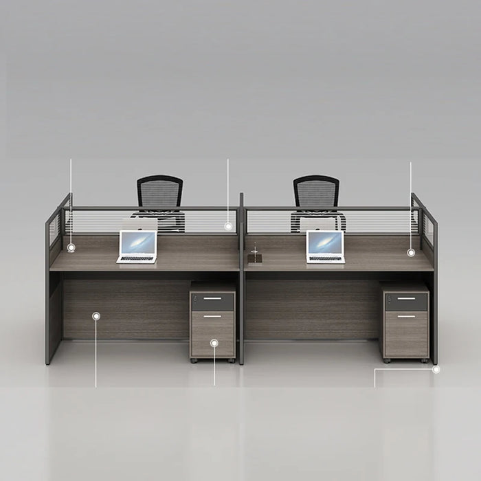 Clerk Boss Italian Luxury Office Desks Design Combination Modern Office Desks Executive Computer Escritorio Ordenador Furniture