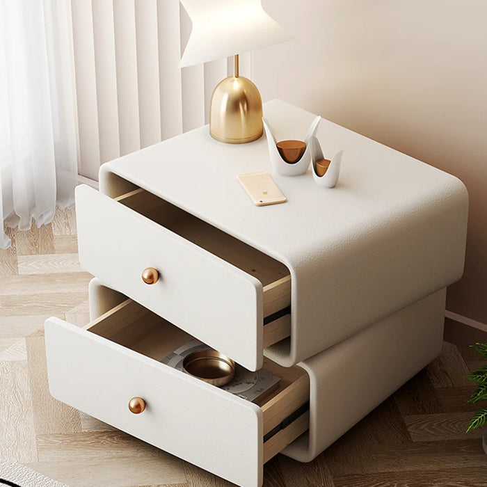 Adjustable Bedside Table White Modern Handle Movable Rotating Cabinet Kids Nightstands Minimalist Muebles Kid Bedroom Furniture