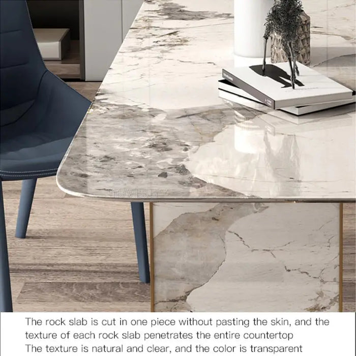 Marble Kitchen Table With 4 Chairs Dining Table Modern Simple Center Restaurants Dining Room Table Basse Home Furniture