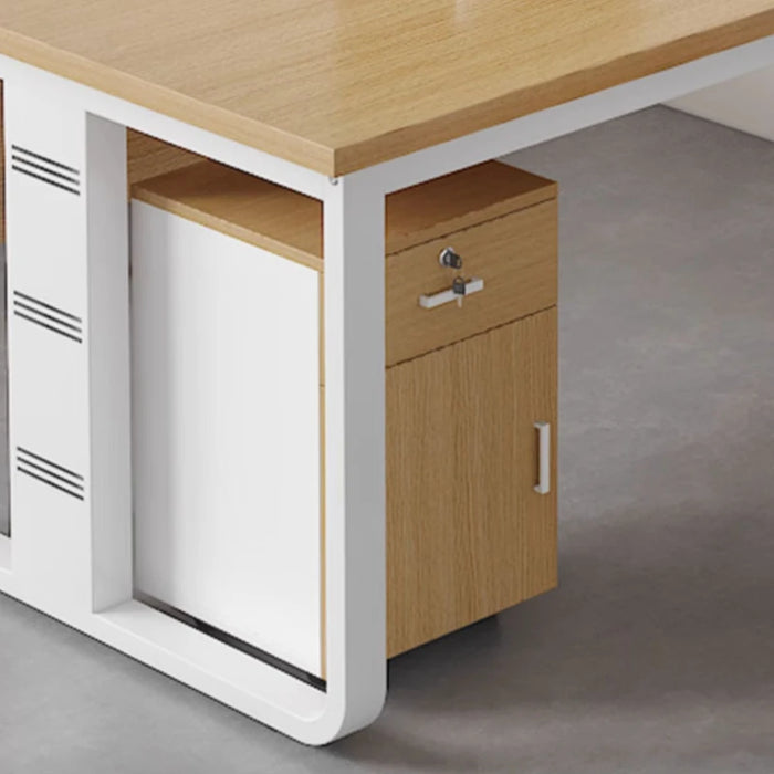Aesthetic Wooden Office Desk Reception Modern Executive Standing Office Desk Computer Wooden Escritorio Oficina Furniture SR50OD