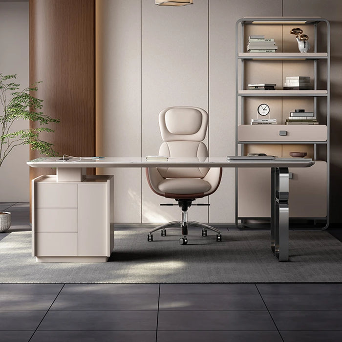 Italian Creative Desk Tables Minimalist Executive Studio Large Storage Office Desk Standing Mesa Escritorio House Furniture