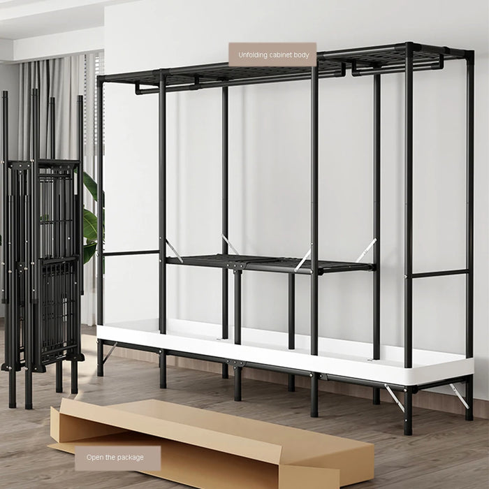 Storage Locker Dressers Folding Portable Cabinets for Living Room Garden Furniture Set Clothes Closet Wardrobe Organizers Cloth